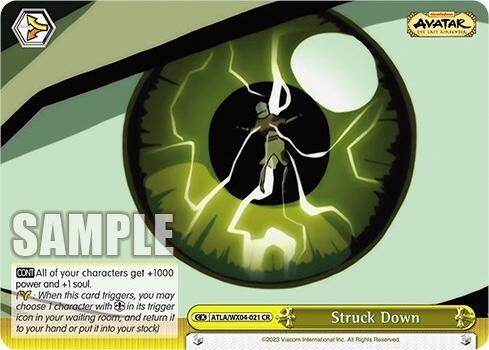 Struck Down, Avatar: The Last Airbender ATLA/WX04-021 CR