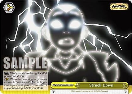 Struck Down (RRR), Avatar: The Last Airbender ATLA/WX04-021R RRR