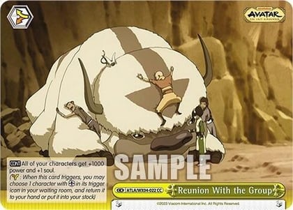 Reunion With the Group, Avatar: The Last Airbender ATLA/WX04-022 CC