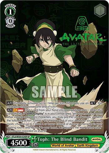 Toph: The Blind Bandit (SP), Avatar: The Last Airbender ATLA/WX04-024SP SP