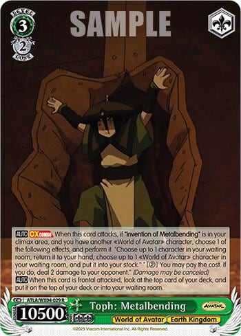 Toph: Metalbending, Avatar: The Last Airbender ATLA/WX04-029 R