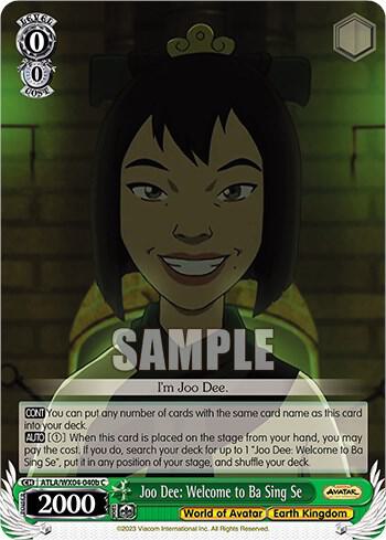 Joo Dee: Welcome to Ba Sing Se (b), Avatar: The Last Airbender ATLA/WX04-040b C