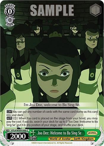 Joo Dee: Welcome to Ba Sing Se (c), Avatar: The Last Airbender ATLA/WX04-040c C