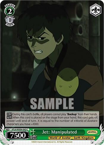 Jet: Manipulated, Avatar: The Last Airbender ATLA/WX04-042 C