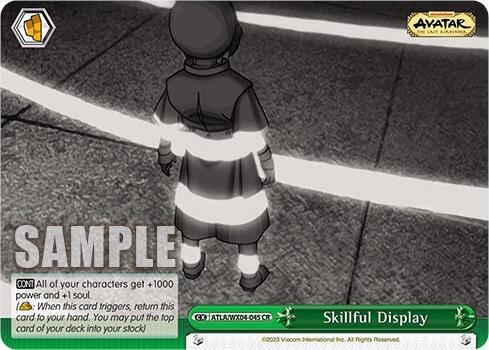 Skillful Display, Avatar: The Last Airbender ATLA/WX04-045 CR