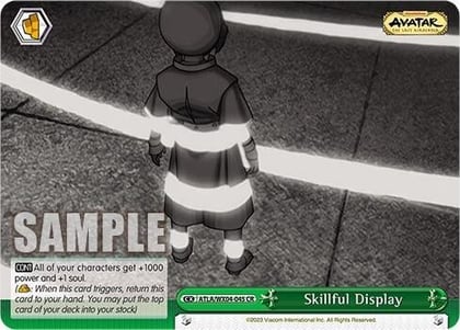 Skillful Display, Avatar: The Last Airbender ATLA/WX04-045 CR