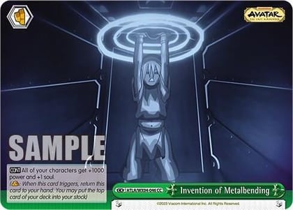 Invention of Metalbending, Avatar: The Last Airbender ATLA/WX04-046 CC