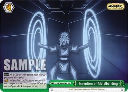 Invention of Metalbending (RRR), Avatar: The Last Airbender ATLA/WX04-046R RRR