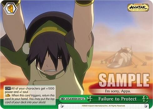 Failure to Protect, Avatar: The Last Airbender ATLA/WX04-047 CC