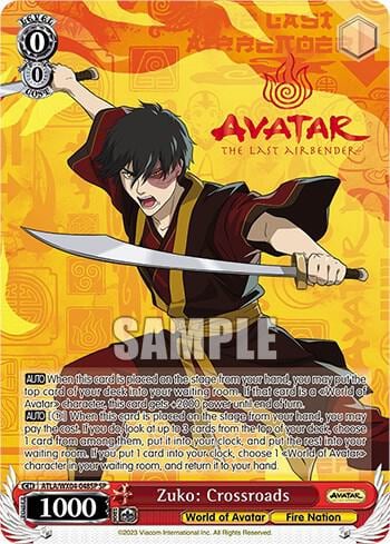 Zuko: Crossroads (SP), Avatar: The Last Airbender ATLA/WX04-048SP SP