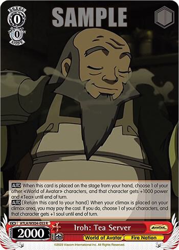 Iroh: Tea Server, Avatar: The Last Airbender ATLA/WX04-053 R