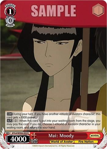Mai: Moody, Avatar: The Last Airbender ATLA/WX04-055 R