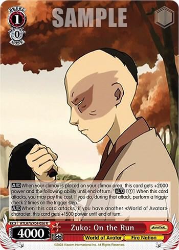 Zuko: On the Run, Avatar: The Last Airbender ATLA/WX04-056 R