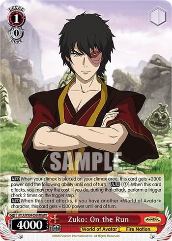 Zuko: On the Run (ATR), Avatar: The Last Airbender ATLA/WX04-056ATR ATR