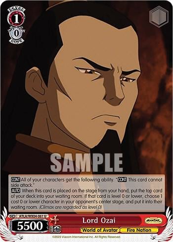 Lord Ozai, Avatar: The Last Airbender ATLA/WX04-061 U
