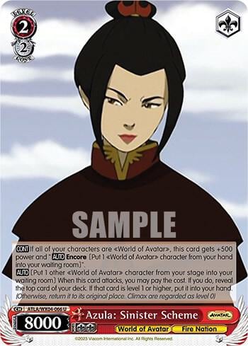 Azula: Sinister Scheme, Avatar: The Last Airbender ATLA/WX04-066 U
