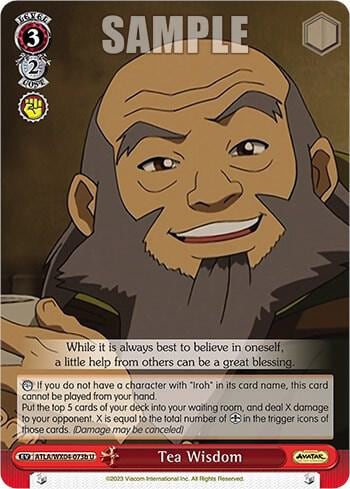 Tea Wisdom (b), Avatar: The Last Airbender ATLA/WX04-073b U