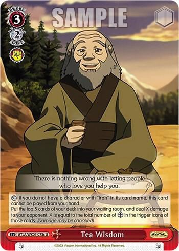 Tea Wisdom (c), Avatar: The Last Airbender ATLA/WX04-073c U