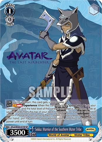 Sokka: Warrior of the Southern Water Tribe (SP), Avatar: The Last Airbender ATLA/WX04-077SP SP