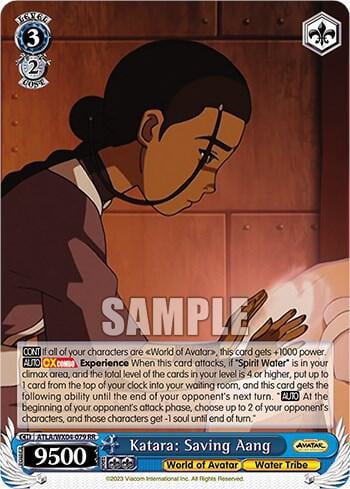 Katara: Saving Aang, Avatar: The Last Airbender ATLA/WX04-079 RR