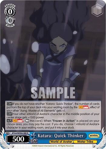 Katara: Quick Thinker, Avatar: The Last Airbender ATLA/WX04-080 R