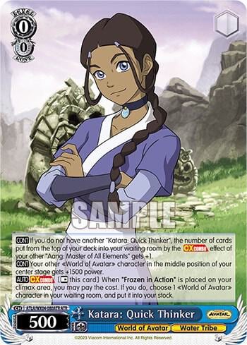 Katara: Quick Thinker (ATR), Avatar: The Last Airbender ATLA/WX04-080ATR ATR