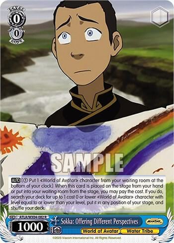 Sokka: Offering Different Perspectives, Avatar: The Last Airbender ATLA/WX04-082 R