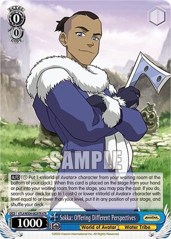 Sokka: Offering Different Perspectives (ATR), Avatar: The Last Airbender ATLA/WX04-082ATR ATR