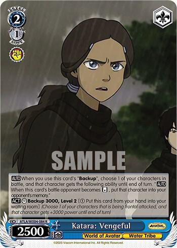 Katara: Vengeful, Avatar: The Last Airbender ATLA/WX04-084 R
