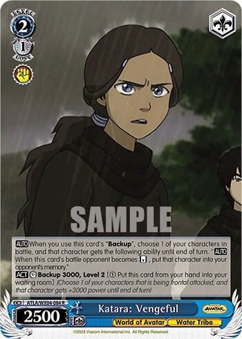 Katara: Vengeful, Avatar: The Last Airbender ATLA/WX04-084 R