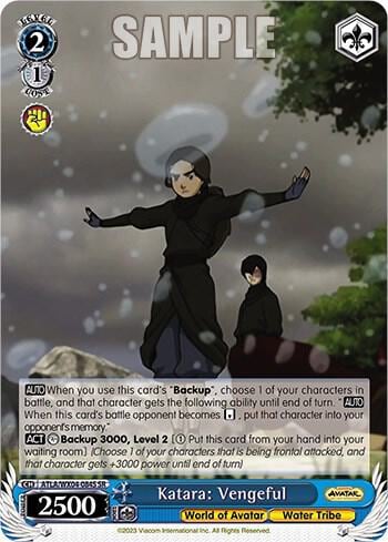 Katara: Vengeful (SR), Avatar: The Last Airbender ATLA/WX04-084S SR