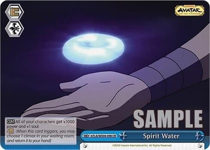 Spirit Water, Avatar: The Last Airbender ATLA/WX04-098 CR