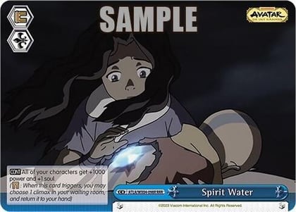 Spirit Water (RRR), Avatar: The Last Airbender ATLA/WX04-098R RRR