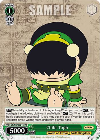 Chibi Toph, Avatar: The Last Airbender ATLA/WX04-102 PR