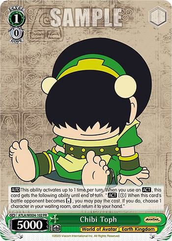 Chibi Toph, Avatar: The Last Airbender ATLA/WX04-102 PR