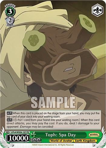 Toph: Spa Day, Avatar: The Last Airbender ATLA/WX04-107 PR