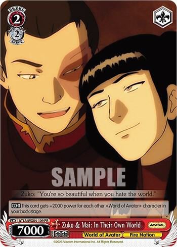 Zuko & Mai: In Their Own World, Avatar: The Last Airbender ATLA/WX04-109 PR