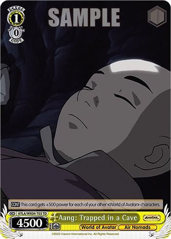 Aang: Trapped in a Cave, Avatar: The Last Airbender ATLA/WX04-T03 TD