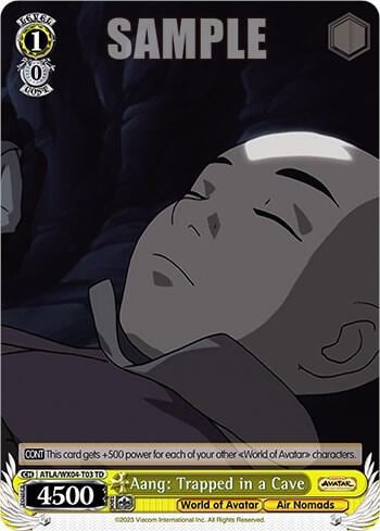 Aang: Trapped in a Cave, Avatar: The Last Airbender ATLA/WX04-T03 TD