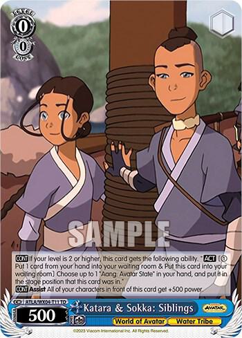Katara & Sokka: Siblings, Avatar: The Last Airbender ATLA/WX04-T11 TD