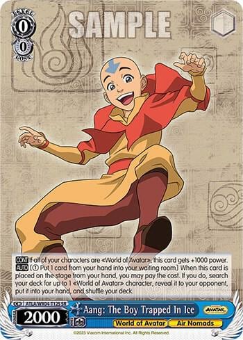 Aang: The Boy Trapped In Ice (SR), Avatar: The Last Airbender ATLA/WX04-T12S SR