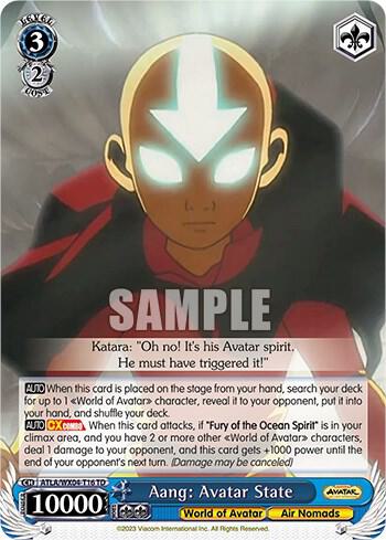 Aang: Avatar State, Avatar: The Last Airbender ATLA/WX04-T16 TD