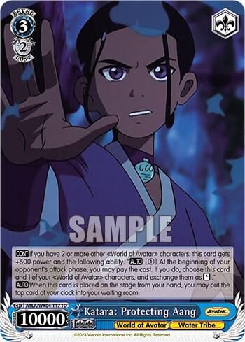 Katara: Protecting Aang, Avatar: The Last Airbender ATLA/WX04-T17 TD