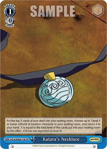 Katara's Necklace, Avatar: The Last Airbender ATLA/WX04-T18 TD