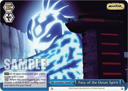 Fury of the Ocean Spirit (RRR), Avatar: The Last Airbender ATLA/WX04-T19R RRR