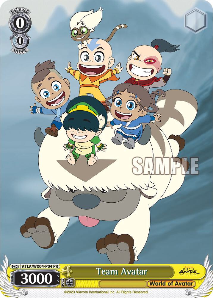 Team Avatar, Avatar: The Last Airbender ATLA/WX04-P04 PR