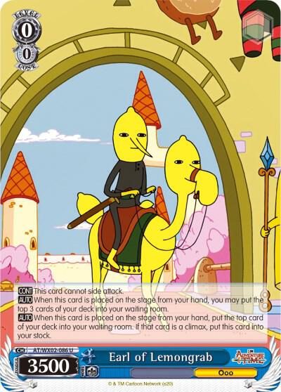 Earl of Lemongrab, Adventure Time AT/WX02-086 U