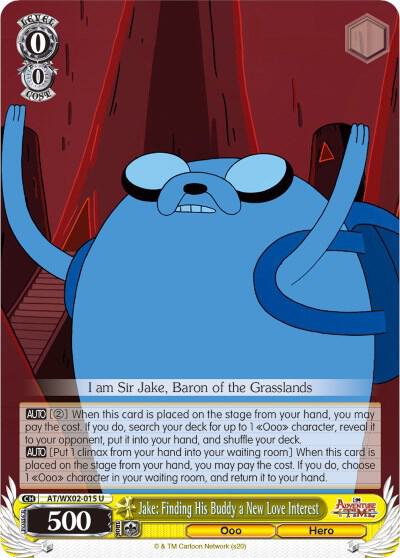 Jake: Finding His Buddy a New Love Interest, Adventure Time AT/WX02-015 U