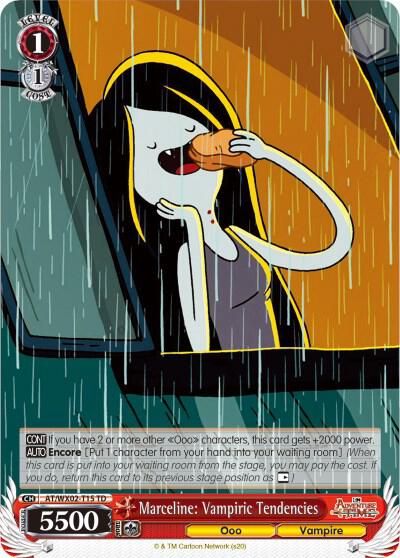 Marceline: Vampiric Tendencies, Adventure Time AT/WX02-T15 TD