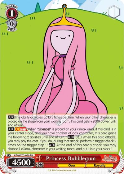 Princess Bubblegum, Adventure Time AT/WX02-040 RR